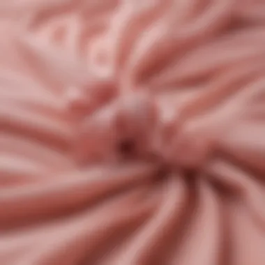 Exploring the Unique Texture of Chiffon Close-up of chiffon fabric showcasing its texture