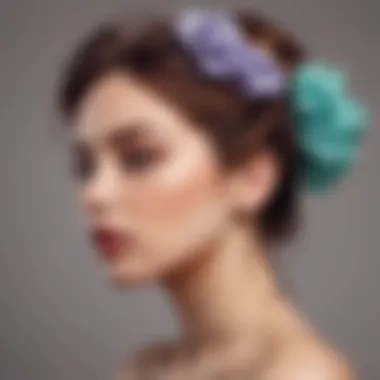 The Elegance of Chiffon in Hair Accessories Elegant chiffon scrunchie in a vibrant color