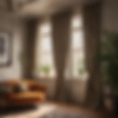 Decorating Tips for Integrating Leopard Print Curtains Stylish tips for decorating with leopard print curtains illustrated through a curated interior setup.