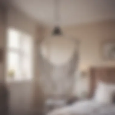 Necklace Hanger in Bedroom Aesthetics Creative use of necklace hangers in a bedroom decor