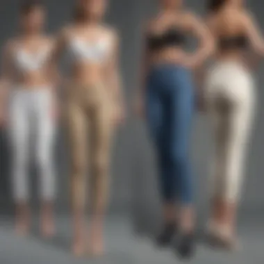 Historical Evolution of Hip Lift Pants Historical evolution of hip lift pants displayed through various styles