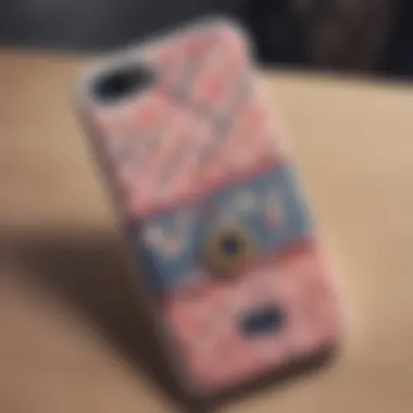 Classic Patterns in Preppy Style Elegant preppy iPhone SE case showcasing classic patterns