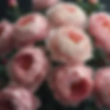 Diverse Bouquet Styles Arrangement of various artificial peony bouquets in different styles