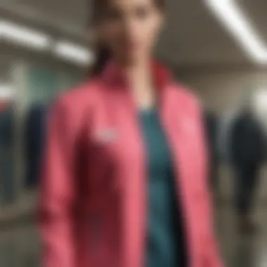 Enhancing Professional Image with Fashionable RN Scrub Jackets Healthcare professional wearing a fashionable scrub jacket