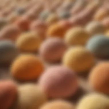 Diverse Powder Sponge Materials Close-up of various powder sponge materials
