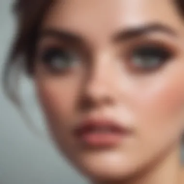 The Impact of Thick False Lashes on Beauty Standards A bold look featuring dramatic thick false lashes enhancing beauty