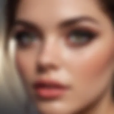 Diverse Styles of Thick False Lashes Various styles of thick false lashes displayed elegantly