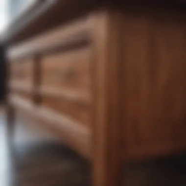 Elegant furniture enhanced with wood grain adhesive vinyl