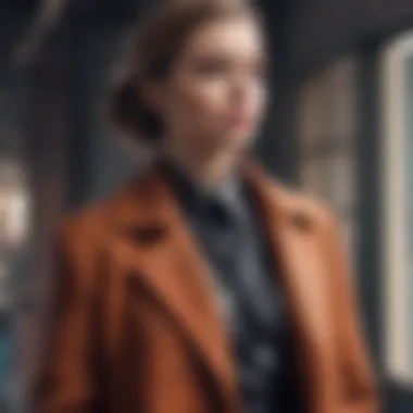 Embracing Modern Textures A stylish modern outfit featuring a mix of textures and colors