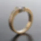 Close-up view of an invisible ring size adjuster showcasing its design and functionality