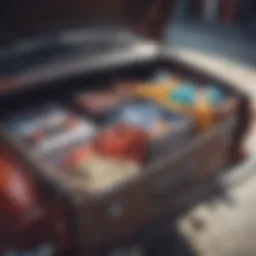 Colorful assortment of totes designed for car trunks