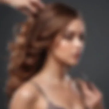 Mastering the Application Technique A stylist applying ombre pre-stretched hair with precision and flair.
