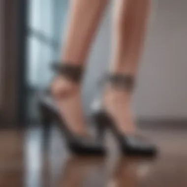 Elevate Your Style with Replacement Heel Taps Stylish replacement heel taps on elegant footwear
