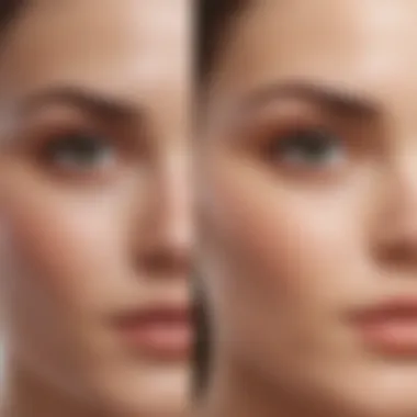 Before and After Effects of Shiseido Smoothing Eye Cream Before and after comparison of eye area treated with Shiseido Smoothing Eye Cream