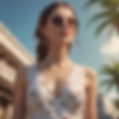 Accessorizing Your Summer Look Stylish accessories complementing a summer midi dress