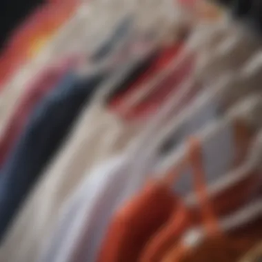 Colorful Collection of Spaghetti Strap Undershirts Elegant display of various spaghetti strap undershirts in different colors.