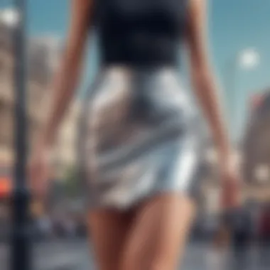 Contemporary Styling Techniques for Modern Fashion Contemporary styling techniques for short skirts with slits