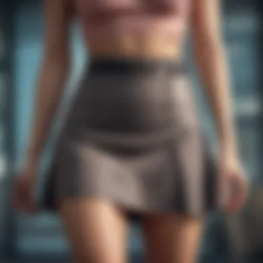 Craftsmanship and Fabric Choices in Skirt Design Fabric choices for short skirts with slits