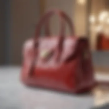 The Allure of Polyurethane Fashion Stylish polyurethane handbag on display