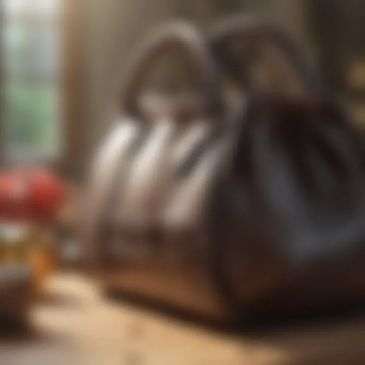 Sustainable practices in purse production.