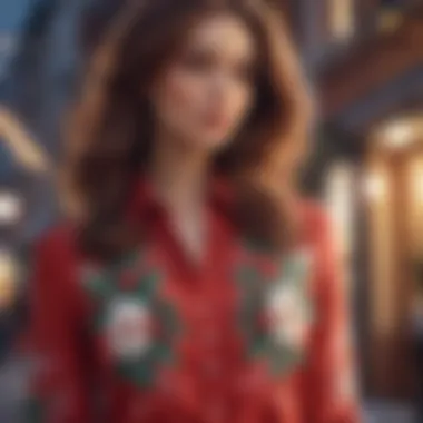 Exploring Stylish Christmas Shirt Designs A stylish Christmas shirt showcasing holiday-themed designs