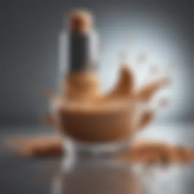 Innovative Ingredients Enhancing Performance Close-up of innovative ingredients in sweat resistant foundation