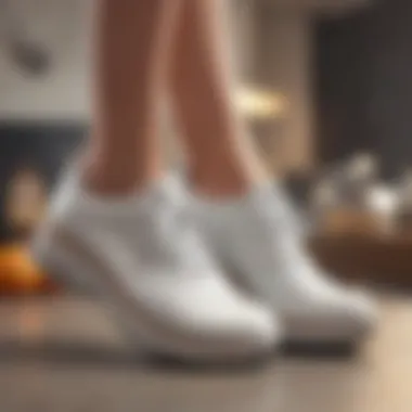 Ergonomic design of cooking shoes